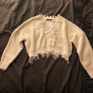 ZAFUL CROP SWEATER